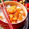 Crevettes sauce piquante et riz thaï*Picard Best
