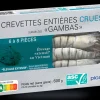 Crevettes tropicales crues "Gambas" 6-8 p. ASC*Picard Best