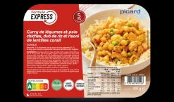 Curry de légumes et pois chiches, duo de riz*Picard