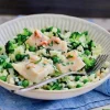 Dos de colin d’Alaska au citron et au basilic, risotto verde*Picard Hot