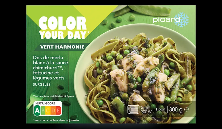 Dos de merlu sce chimichurri, légumes verts*Picard Hot