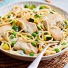 Emincés de dinde sauce au citron, linguine complète et légumes verts*Picard Sale