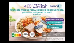 Filets de maquereau, pâtes orzo, légumes du soleil*Picard Best