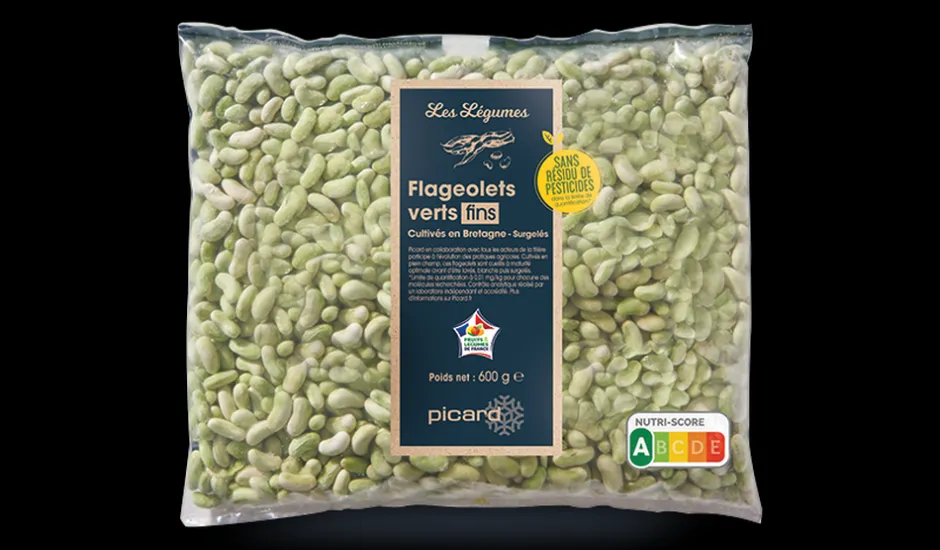 Flageolets verts fins sans résidu de pesticides, France*Picard Best
