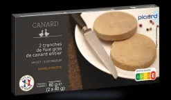 Foie gras canard entier,France, 2 tranches*Picard