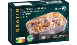 Gratin de courge butternut, céréales, sauce au fromage nature*Picard Hot