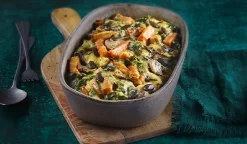 Gratin de patate douce, champignon, épinard*Picard