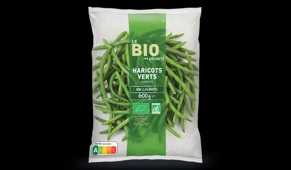 Haricots verts bio, France ou Italie*Picard Hot