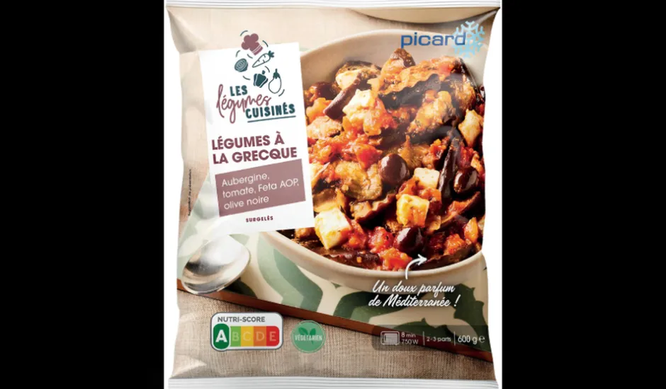 Légumes à la grecque, aubergine, tomate, Feta AOP*Picard