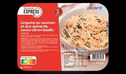 Linguine au saumon et aux épinards, sauce citron basilic*Picard Outlet