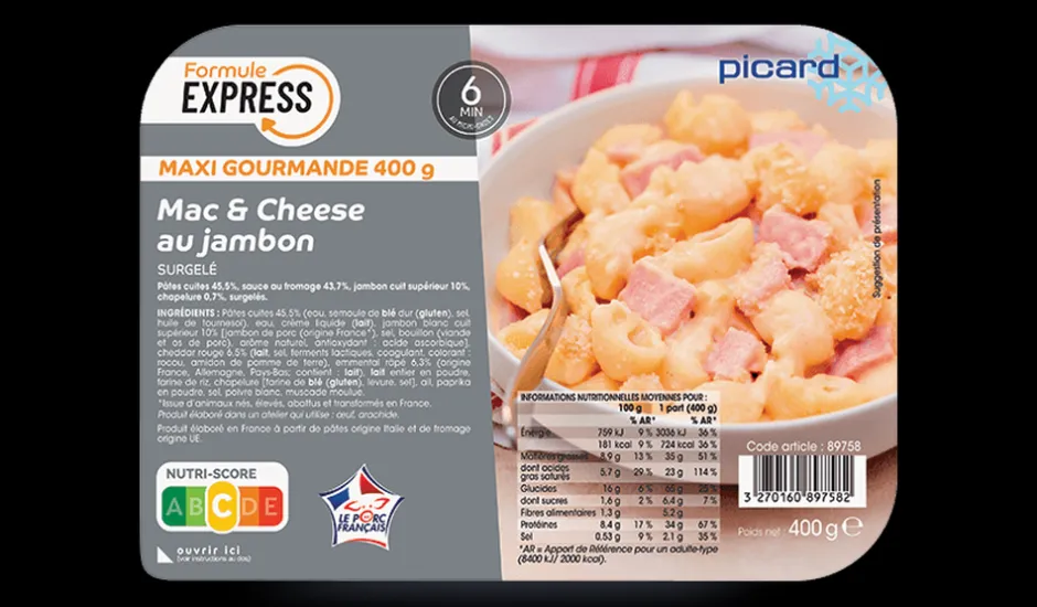Mac and Cheese au jambon*Picard New