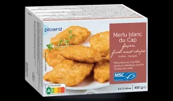 Merlu blanc du Cap façon fish and chips MSC*Picard Outlet