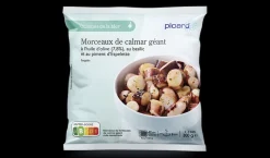 Morceaux de calmar géant huile d'olive basilic pi*Picard Clearance