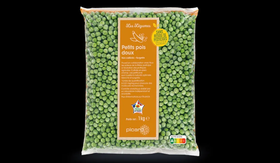 Petits pois doux sans résidu de pesticides*Picard Best