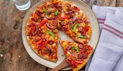 Pizza bœuf, merguez, sauce salsa*Picard Outlet