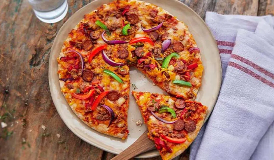 Pizza bœuf, merguez, sauce salsa*Picard Outlet