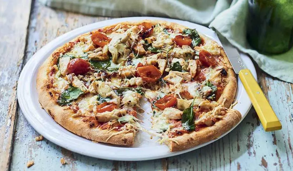 Pizza tomate, poulet, artichaut*Picard Online
