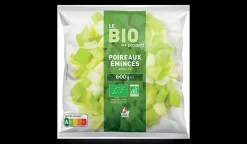 Poireaux émincés bio, France ou Belgique*Picard