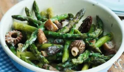 Poêlée pointes asperges vertes, cèpes et morilles*Picard Online