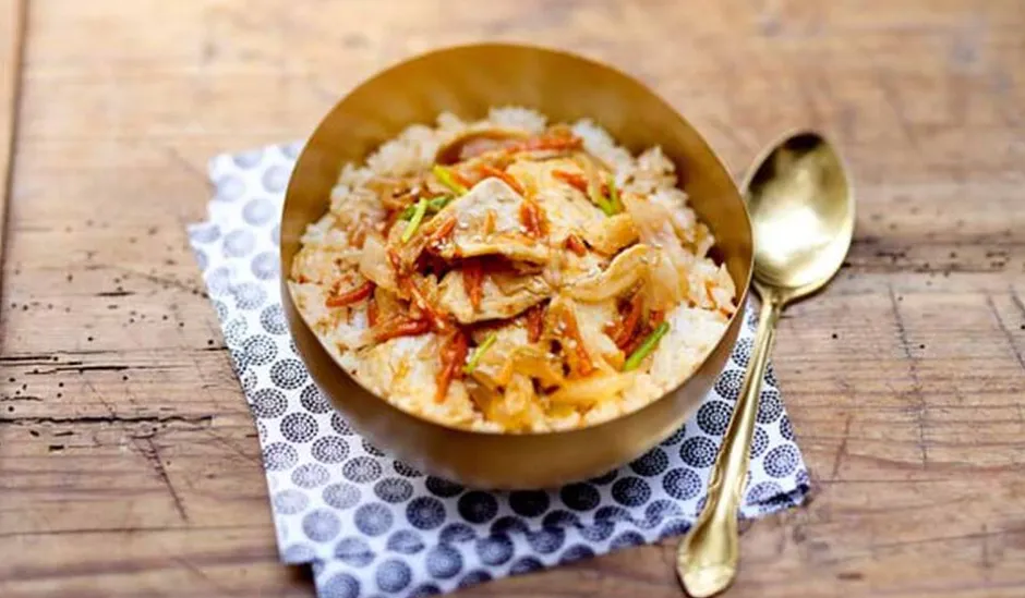 Poulet bulgogi, kimchi et riz cuisiné*Picard Online