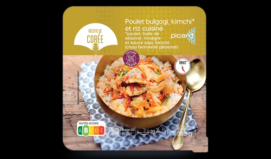 Poulet bulgogi, kimchi et riz cuisiné*Picard Online