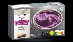 Purée carotte violette,carotte jaune, lait de coco*Picard Hot