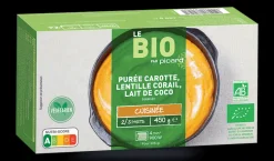Purée de carotte-lentille corail-lait de coco bio*Picard New