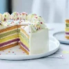Rainbow cake, gâteau arc-en-ciel, 6 parts*Picard Sale