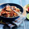 Rougail saucisse, riz blanc et lentilles cuisinées*Picard New