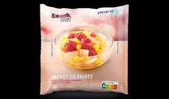 Sachet de fruits poire, pêche jaune, framboise*Picard Outlet
