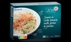 Saumon en croûte d'amande, risotto*Picard Clearance