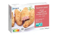 Saumon pané ASC, 4 à 6 portions de filets*Picard