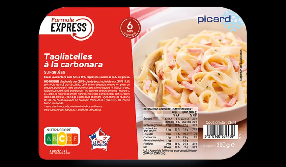 Tagliatelles à la carbonara*Picard Hot