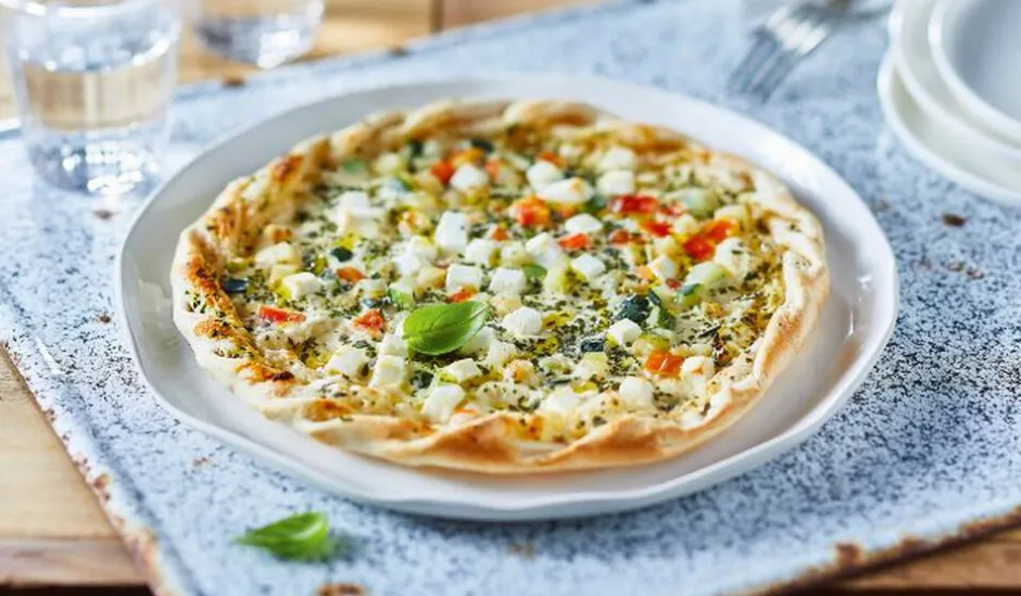 Tarte fine courgettes fromage de chèvre*Picard Clearance