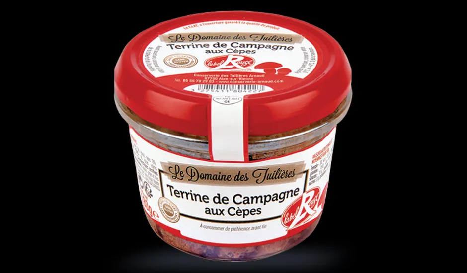 Terrine de campagne aux cèpes Label Rouge*Picard Discount