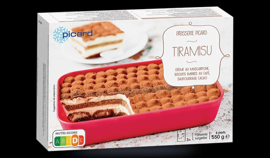 Tiramisù, crème mascarpone,biscuit imbibé de café*Picard Hot