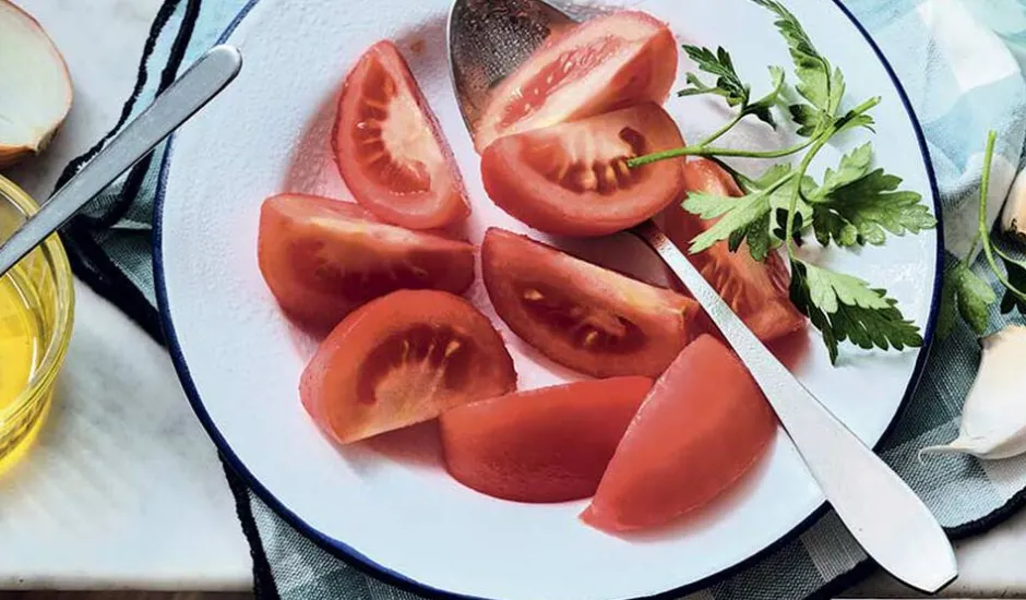 Tomates en quartiers pelées sans résidus de pesticides*Picard Discount