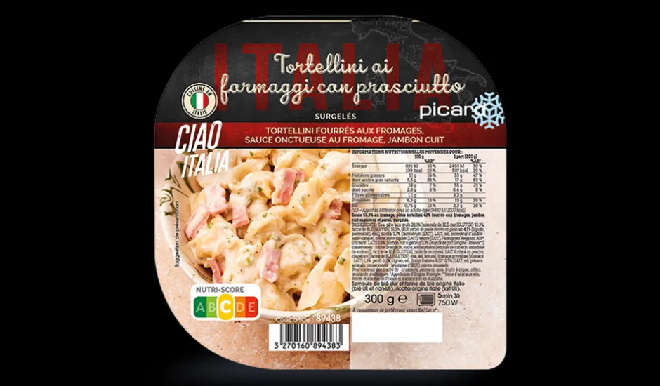 Tortellini ai formaggi, tortellini fourré fromages*Picard Hot
