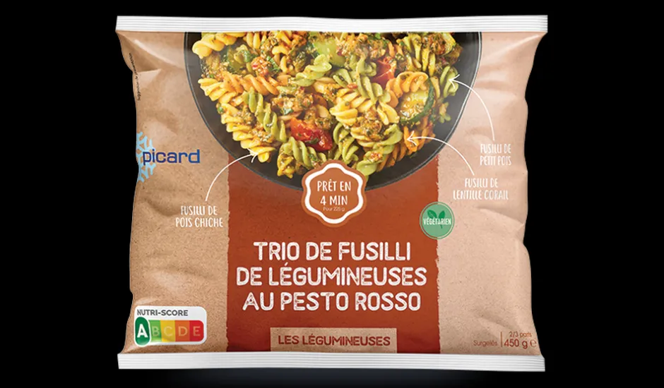 Trio de fusilli de légumineuses au pesto rosso*Picard New