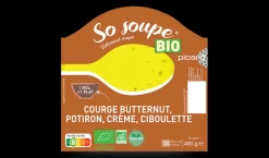 Velouté courge butternut, potiron bio*Picard Hot
